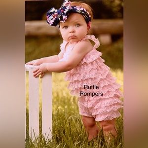 Ruffle Rompers
